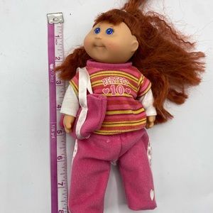 Cabbage patch kids signed doll 8 inch 2003 vintage y2k dolls red hair perfect 10